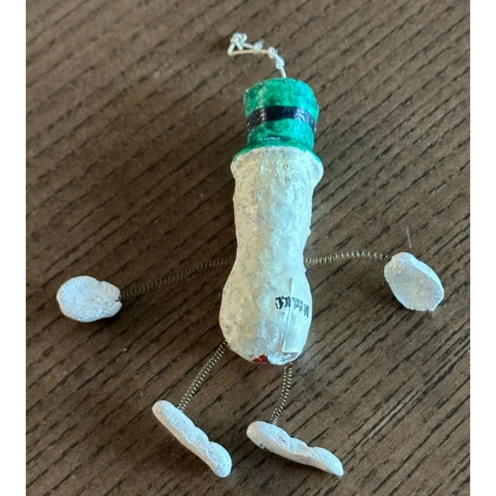 Vintage Planters Mr‎ Peanut Paper Mache Spring Hanging Ornament RARE